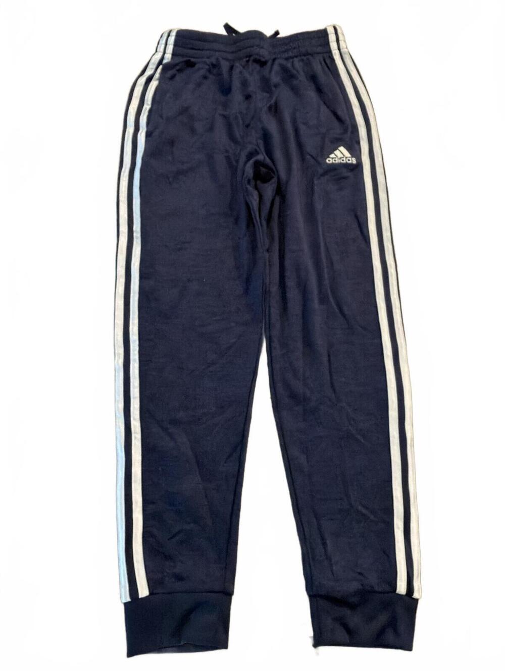 Adidas Boys Medium Track Pants Navy Size 10/12